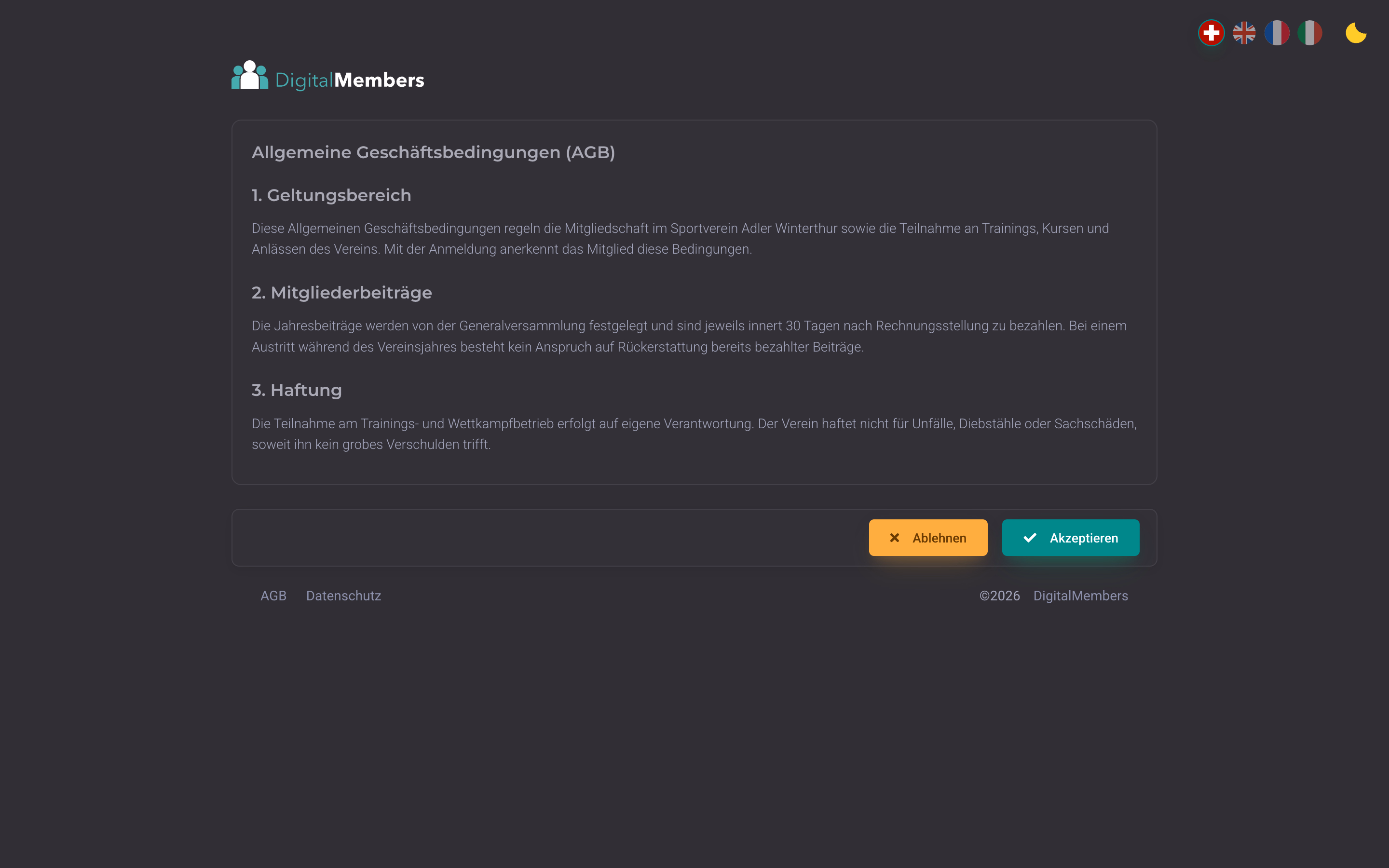 Mehrere Dokumente, zentral verwaltet