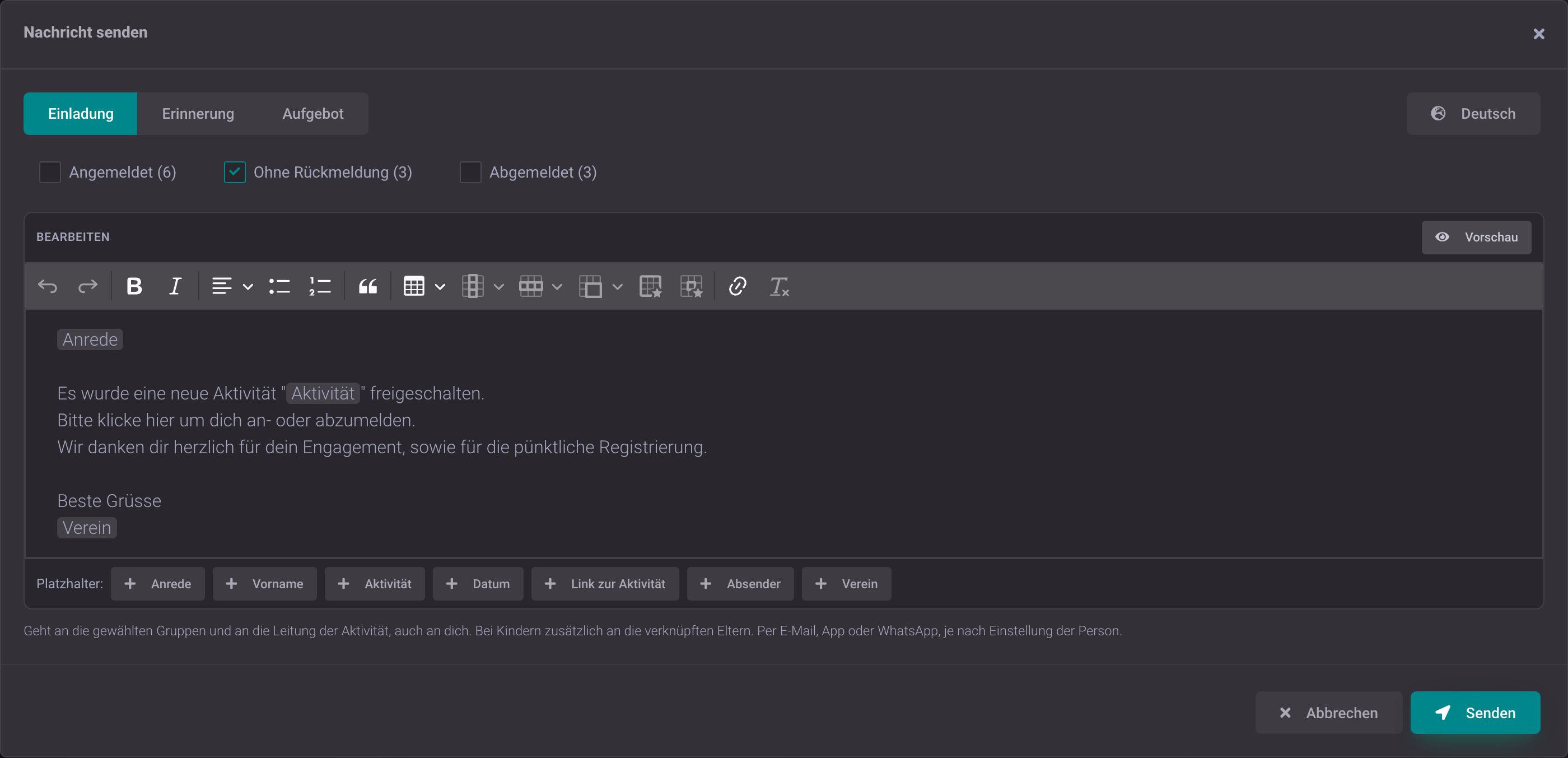 Kursleitung informiert ihre Gruppe · DigitalMembers